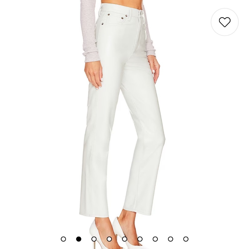 AGOLDE leather pants
